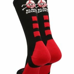 TCK All Schools Nebraska Cornhuskers Socks Blackshirts Crew