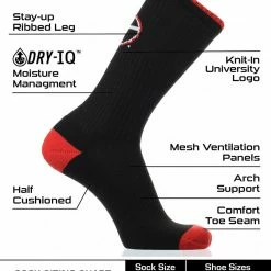 Deals ๐ TCK Georgia Bulldogs ๐งฆ Socks Campus Legend Crew Length ๐ฅ 6 TCK Georgia Bulldogs Socks Campus Legend Crew Length
