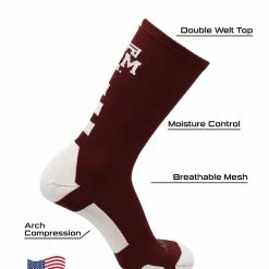 Best deal โ TCK Texas A&M Aggies ๐งฆ Socks Baseline Crew ๐ 9 TCK Texas A&M Aggies Socks Baseline Crew