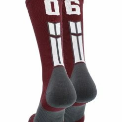 Best deal ๐คฉ MadSportsStuff Maroon Player ID Custom Number Crew ๐งฆ Socks For ๐ Basketball Lacrosse Volleyball Boys And ๐ง Girls ๐งจ 176 MadSportsStuff Maroon Player ID Custom Number Crew Socks For Basketball Lacrosse Volleyball Boys And Girls