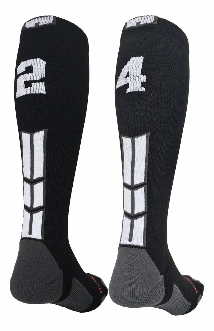 Outlet โ MadSportsStuff ๐ฅ Softball ๐งฆ Socks Black Player ID Custom Number Over The Calf ๐งฆ Socks For ๐ฅ Softball โพ Baseball Football Boys And ๐ง Girls ๐ 81 MadSportsStuff Softball Socks Black Player ID Custom Number Over The Calf Socks For Softball Baseball Football Boys And Girls
