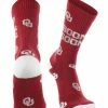 TCK OU Oklahoma Sooners Socks Crew Length Sock Mayhem