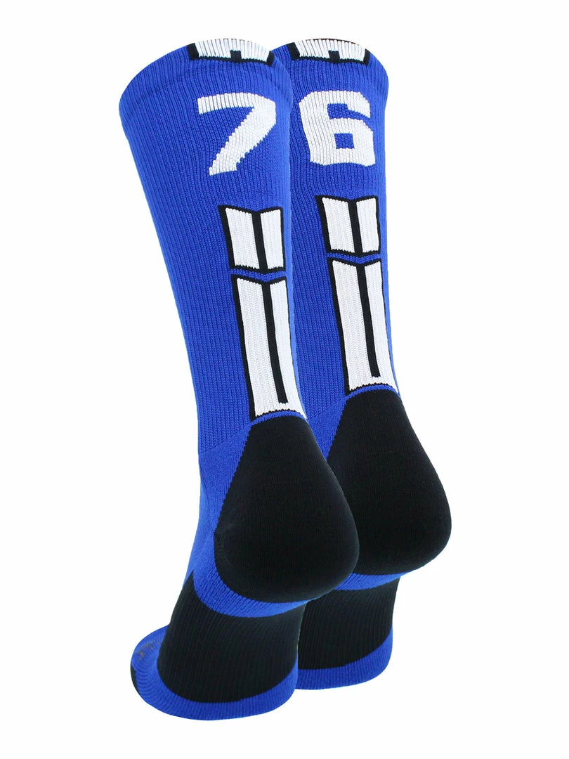 Budget ๐คฉ MadSportsStuff Volleyball ๐งฆ Socks Royal Player ID Custom Number Crew ๐งฆ Socks For ๐ Basketball Lacrosse Volleyball Boys And ๐ง Girls ๐ 31 MadSportsStuff Volleyball Socks Royal Player ID Custom Number Crew Socks For Basketball Lacrosse Volleyball Boys And Girls