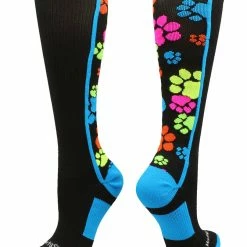 MadSportsStuff Softball Socks Crazy Socks With Paws Over The Calf (multiple Colors)