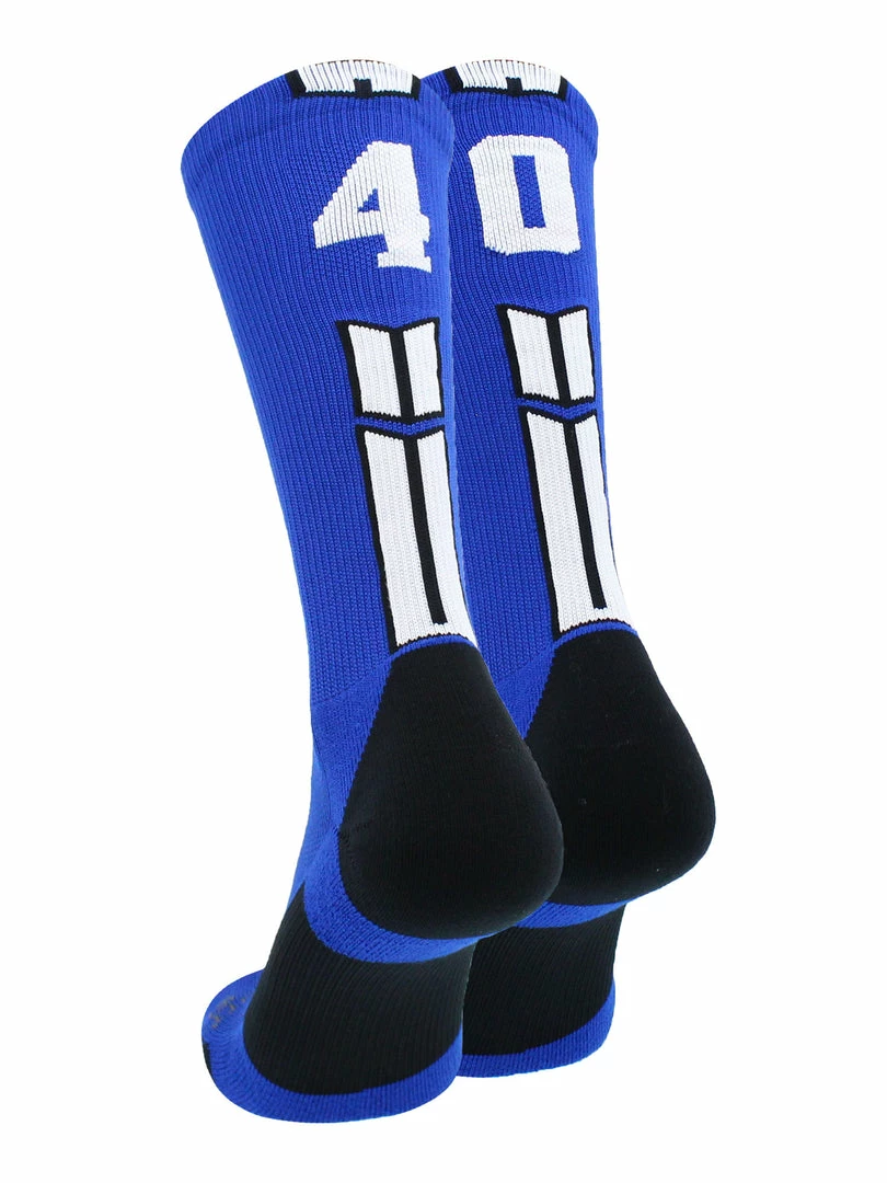 Budget ๐คฉ MadSportsStuff Volleyball ๐งฆ Socks Royal Player ID Custom Number Crew ๐งฆ Socks For ๐ Basketball Lacrosse Volleyball Boys And ๐ง Girls ๐ 89 MadSportsStuff Volleyball Socks Royal Player ID Custom Number Crew Socks For Basketball Lacrosse Volleyball Boys And Girls