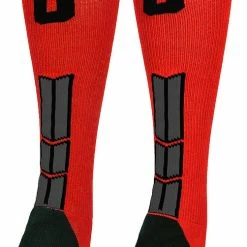 Wholesale π₯° MadSportsStuff βΎ Baseball 𧦠Socks Red And Black Player ID Custom Number Over The Calf 𧦠Socks For π₯ Softball βΎ Baseball Football Boys And π§ Girls π 176 MadSportsStuff Baseball Socks Red And Black Player ID Custom Number Over The Calf Socks For Softball Baseball Football Boys And Girls