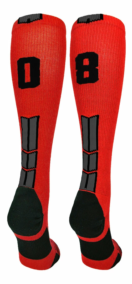 Wholesale π₯° MadSportsStuff βΎ Baseball 𧦠Socks Red And Black Player ID Custom Number Over The Calf 𧦠Socks For π₯ Softball βΎ Baseball Football Boys And π§ Girls π 71 MadSportsStuff Baseball Socks Red And Black Player ID Custom Number Over The Calf Socks For Softball Baseball Football Boys And Girls