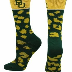 TCK Baylor Bears Socks Womens Savage Crew Socks