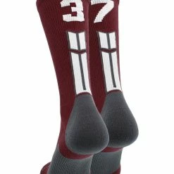 Best deal ๐คฉ MadSportsStuff Maroon Player ID Custom Number Crew ๐งฆ Socks For ๐ Basketball Lacrosse Volleyball Boys And ๐ง Girls ๐งจ 197 MadSportsStuff Maroon Player ID Custom Number Crew Socks For Basketball Lacrosse Volleyball Boys And Girls