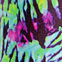 MadSportsStuff Keyhole Style Aqua Tie Dye Girls Gymnastics Leotard