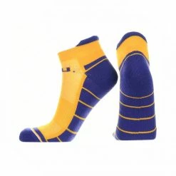 TCK LSU Tigers Low Cut Ankle Socks With Tab