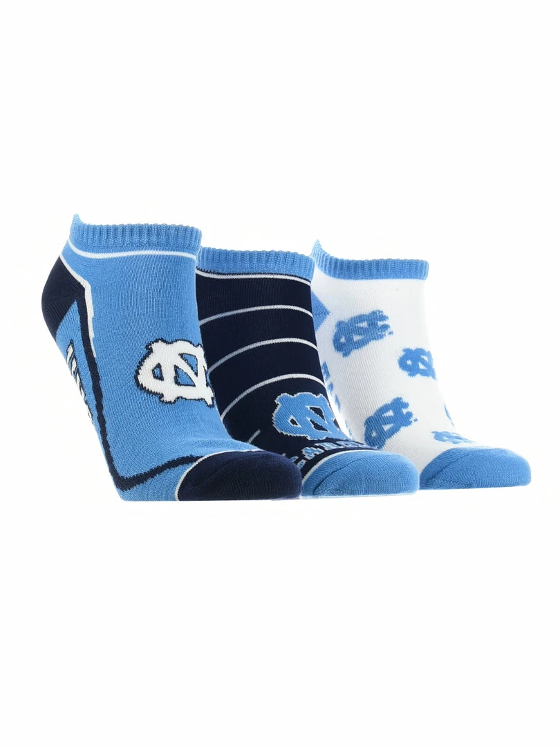 Best Pirce ๐ TCK North Carolina Tar ๐ Heels No Show ๐งฆ Socks Full Field 3 Pack ๐ 4 TCK North Carolina Tar Heels No Show Socks Full Field 3 Pack