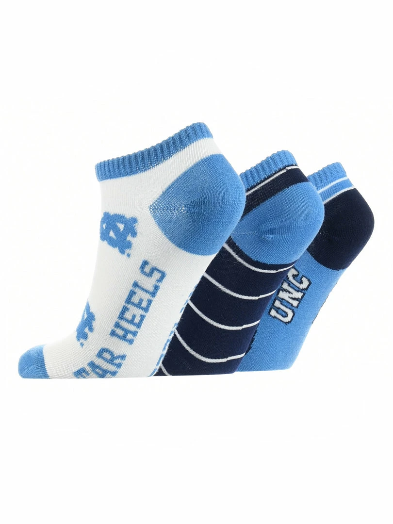 Best Pirce ๐ TCK North Carolina Tar ๐ Heels No Show ๐งฆ Socks Full Field 3 Pack ๐ 2 TCK North Carolina Tar Heels No Show Socks Full Field 3 Pack