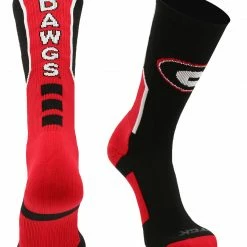 TCK University Of Georgia Bulldogs Socks Perimeter Crew