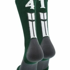 Buy โ๏ธ MadSportsStuff Dark Green Player ID Custom Number Crew ๐งฆ Socks For ๐ Basketball Lacrosse Volleyball Boys And ๐ง Girls ๐ 192 MadSportsStuff Dark Green Player ID Custom Number Crew Socks For Basketball Lacrosse Volleyball Boys And Girls