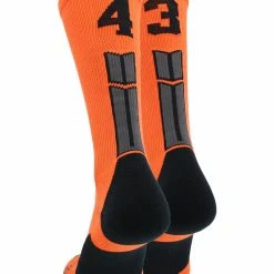Flash Sale β MadSportsStuff Orange And Black Player ID Custom Number Crew 𧦠Socks For π Basketball Lacrosse Volleyball Boys And π§ Girls β 190 MadSportsStuff Orange And Black Player ID Custom Number Crew Socks For Basketball Lacrosse Volleyball Boys And Girls