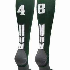 Best Pirce ๐ MadSportsStuff Dark Green Player ID Custom Number Over The Calf ๐งฆ Socks For ๐ฅ Softball โพ Baseball Football Boys And ๐ง Girls ๐ฅ Softball ๐งฆ Socks ๐คฉ 162 MadSportsStuff Dark Green Player ID Custom Number Over The Calf Socks For Softball Baseball Football Boys And Girls Softball Socks