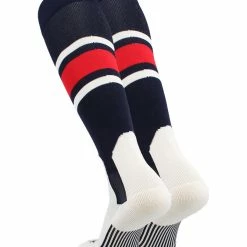 TCK Baseball Stirrup Socks With Stripes Pattern E Baseball Socks