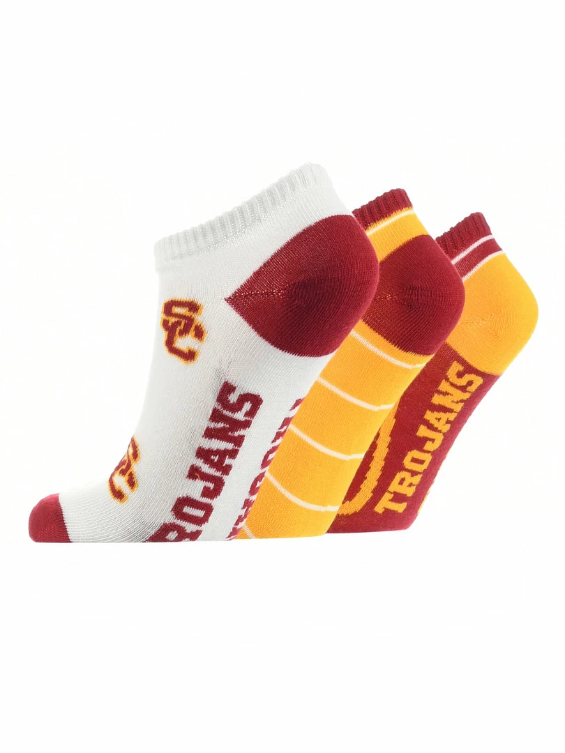 Deals β TCK USC Trojans No Show 𧦠Socks Full Field 3 Pack All Schools π 2 TCK USC Trojans No Show Socks Full Field 3 Pack All Schools