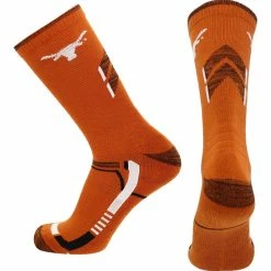 TCK Texas Longhorns Socks University Of Texas Longhorns Champion Crew Socks