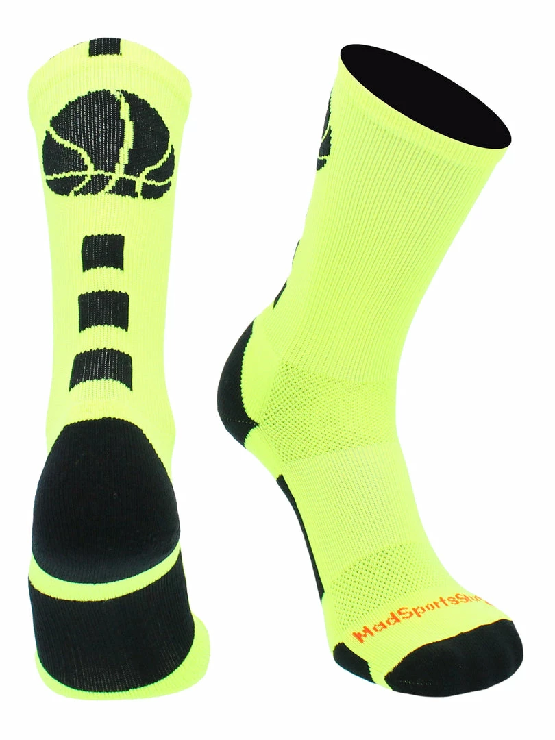 Best Sale โค๏ธ MadSportsStuff ๐ Basketball ๐งฆ Socks For Boys, ๐ง Girls, Men, ๐ฉ Women- Athletic Crew ๐งฆ Socks - Youth And Adult Sizes -Made In The USA ๐ 15 MadSportsStuff Basketball Socks For Boys, Girls, Men, Women- Athletic Crew Socks - Youth And Adult Sizes -Made In The USA