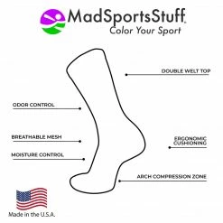 Deals โ๏ธ MadSportsStuff Crazy ๐งฆ Socks - Crew Swimmer Logo Athletic Crew ๐งฆ Socks ๐ 7 MadSportsStuff Crazy Socks - Crew Swimmer Logo Athletic Crew Socks