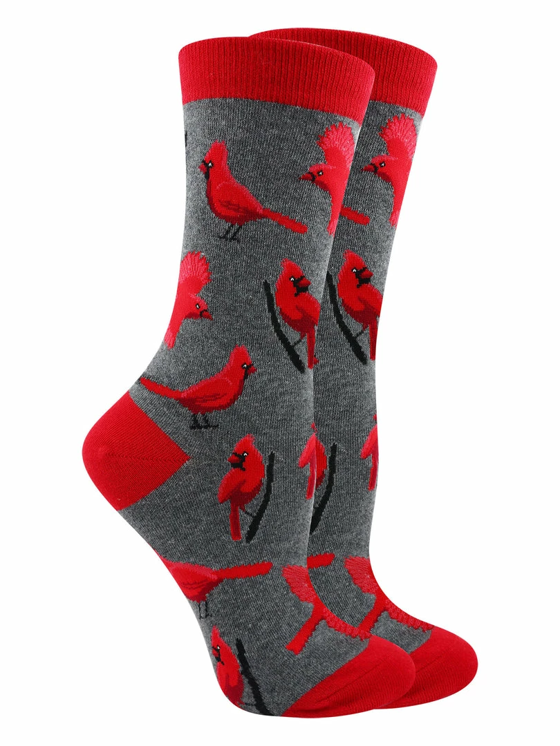 Buy ๐ WHD Crazy ๐งฆ Socks - Crew Cardinal Bird ๐งฆ Socks For ๐ฉ Women Gift For Bird Lovers ๐ 1 WHD Crazy Socks - Crew Cardinal Bird Socks For Women Gift For Bird Lovers