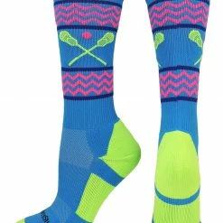 Outlet ๐ MadSportsStuff Chevron ๐ง Girls Lacrosse ๐งฆ Socks With Lacrosse Sticks Athletic Crew ๐งฆ Socks ๐ 9 MadSportsStuff Chevron Girls Lacrosse Socks With Lacrosse Sticks Athletic Crew Socks