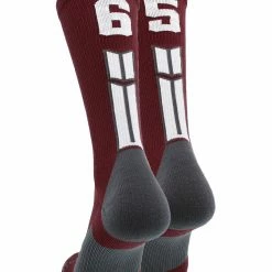 Best deal ๐คฉ MadSportsStuff Maroon Player ID Custom Number Crew ๐งฆ Socks For ๐ Basketball Lacrosse Volleyball Boys And ๐ง Girls ๐งจ 118 MadSportsStuff Maroon Player ID Custom Number Crew Socks For Basketball Lacrosse Volleyball Boys And Girls