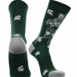 Flash Sale ๐งจ TCK Michigan State Spartans ๐งฆ Socks Crew Length Sock Mayhem ๐ 7 TCK Michigan State Spartans Socks Crew Length Sock Mayhem