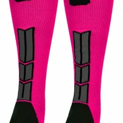 Discount ๐ฅ MadSportsStuff Neon Pink And Black Player ID Custom Number Over The Calf ๐งฆ Socks For ๐ฅ Softball โพ Baseball Football Boys And ๐ง Girls โพ Baseball ๐งฆ Socks ๐ 120 MadSportsStuff Neon Pink And Black Player ID Custom Number Over The Calf Socks For Softball Baseball Football Boys And Girls Baseball Socks