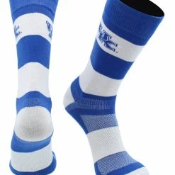 TCK Kentucky Wildcats Socks Game Day Striped Crew Socks All Schools