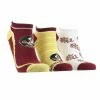 TCK Florida State Seminoles No Show Socks Full Field 3 Pack All Schools