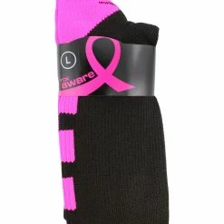 TCK Baseline Breast Cancer Awareness Over The Calf Socks Baseball Socks