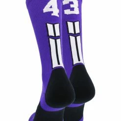 Brand new ๐ฅฐ MadSportsStuff Purple Player ID Custom Number Crew ๐งฆ Socks For ๐ Basketball Lacrosse Volleyball Boys And ๐ง Girls ๐ 190 MadSportsStuff Purple Player ID Custom Number Crew Socks For Basketball Lacrosse Volleyball Boys And Girls