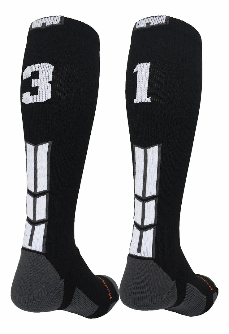 Cheap ๐ฅฐ MadSportsStuff ๐ฅ Softball ๐งฆ Socks Black Player ID Custom Number Over The Calf ๐งฆ Socks For ๐ฅ Softball โพ Baseball Football Boys And ๐ง Girls ๐ 99 MadSportsStuff Softball Socks Black Player ID Custom Number Over The Calf Socks For Softball Baseball Football Boys And Girls