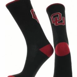 TCK OU Oklahoma Sooners Socks Campus Legend Crew Length All Schools