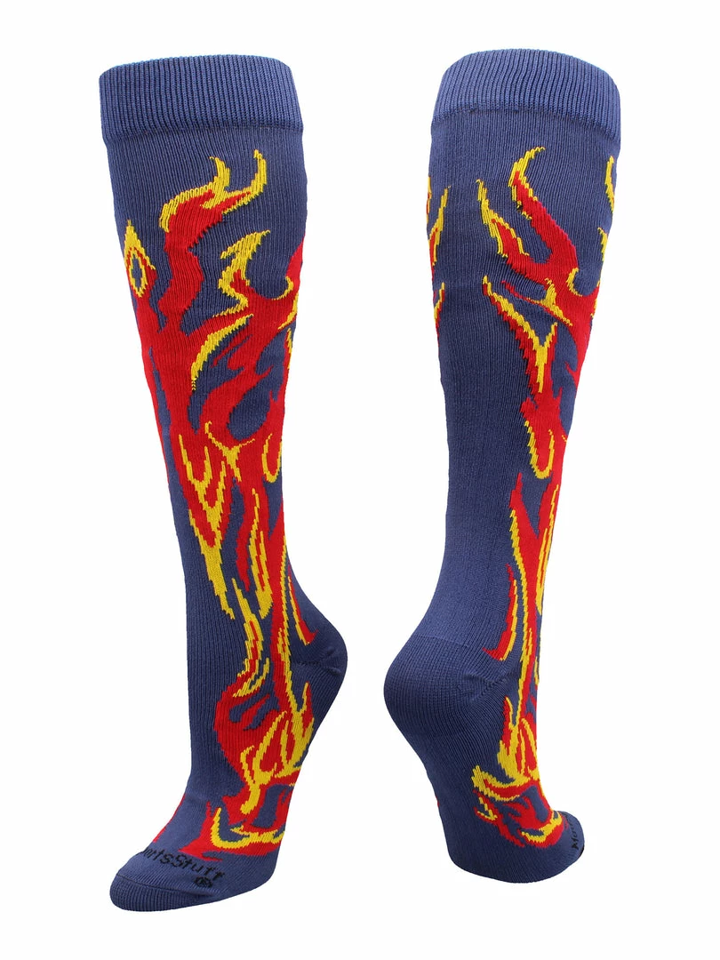 Brand new ๐ MadSportsStuff ๐ฅ Softball ๐งฆ Socks With Flames - For ๐ง Girls Or Boys ๐ฉ Women Or Men โพ Baseball ๐งฆ Socks โค๏ธ 15 MadSportsStuff Softball Socks With Flames - For Girls Or Boys Women Or Men Baseball Socks