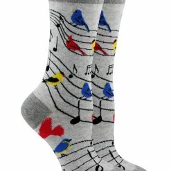 Promo ๐ WHD Bird Song ๐งฆ Socks For ๐ฉ Women Gift For Bird Lovers Crazy ๐งฆ Socks - Crew โ๏ธ 9 WHD Bird Song Socks For Women Gift For Bird Lovers Crazy Socks - Crew