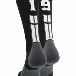 Buy โญ MadSportsStuff Black Player ID Custom Number Crew ๐งฆ Socks For ๐ Basketball Lacrosse Volleyball Boys And ๐ง Girls ๐ 163 MadSportsStuff Black Player ID Custom Number Crew Socks For Basketball Lacrosse Volleyball Boys And Girls
