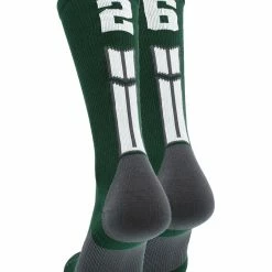 Buy โ๏ธ MadSportsStuff Dark Green Player ID Custom Number Crew ๐งฆ Socks For ๐ Basketball Lacrosse Volleyball Boys And ๐ง Girls ๐ 207 MadSportsStuff Dark Green Player ID Custom Number Crew Socks For Basketball Lacrosse Volleyball Boys And Girls