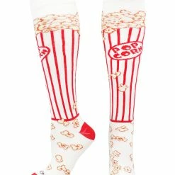 MadSportsStuff Popcorn Socks Over The Calf Length