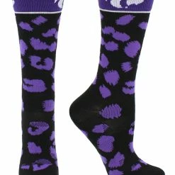 TCK All Schools Kansas State Wildcats Socks Womens Savage Crew Socks