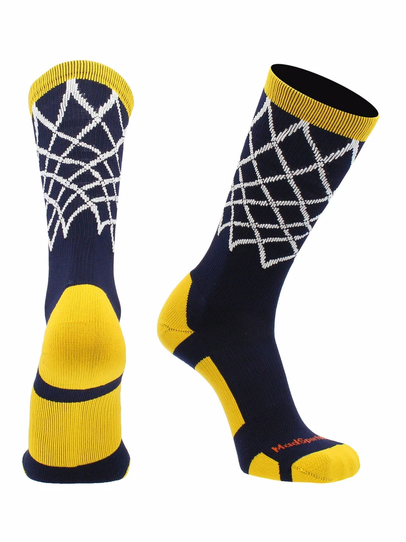 Outlet β MadSportsStuff Elite π Basketball 𧦠Socks With Net Crew Length - Made In The USA β¨ 8 MadSportsStuff Elite Basketball Socks With Net Crew Length - Made In The USA