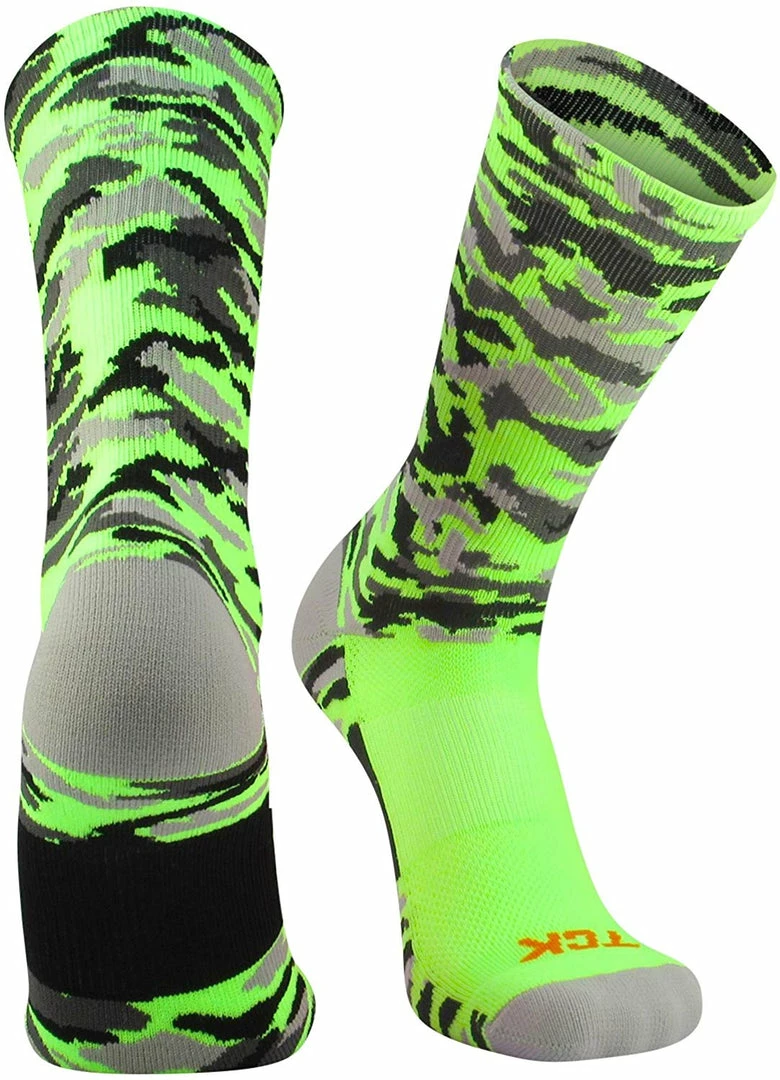 Flash Sale ๐ Basketball ๐งฆ Socks TCK Sports Elite Woodland Camo Performance Crew ๐งฆ Socks ๐ 10 Basketball Socks TCK Sports Elite Woodland Camo Performance Crew Socks