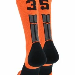 Flash Sale β MadSportsStuff Orange And Black Player ID Custom Number Crew 𧦠Socks For π Basketball Lacrosse Volleyball Boys And π§ Girls β 198 MadSportsStuff Orange And Black Player ID Custom Number Crew Socks For Basketball Lacrosse Volleyball Boys And Girls