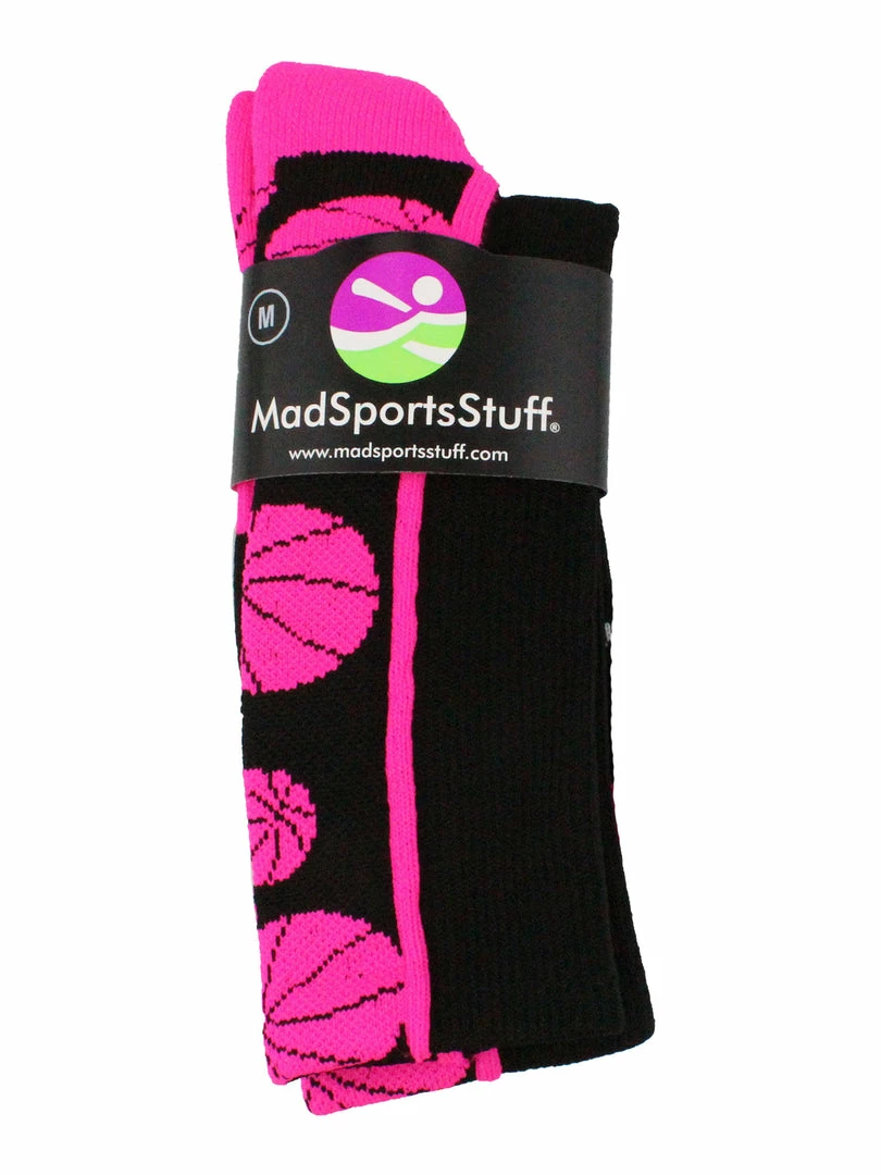 Best Sale ๐ฅฐ MadSportsStuff Crazy ๐ Basketball Logo Crew ๐งฆ Socks (multiple Colors) ๐งจ 2 MadSportsStuff Crazy Basketball Logo Crew Socks (multiple Colors)
