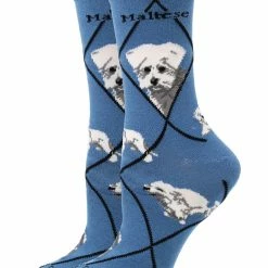 WHD Maltese Socks For Women Gift For Dog Lovers