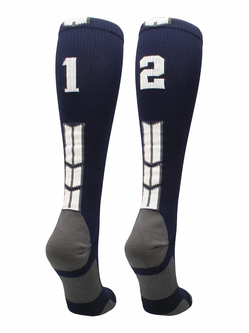 Best Sale ๐คฉ MadSportsStuff Navy Player ID Custom Number Over The Calf ๐งฆ Socks For ๐ฅ Softball โพ Baseball Football Boys And ๐ง Girls โจ 69 MadSportsStuff Navy Player ID Custom Number Over The Calf Socks For Softball Baseball Football Boys And Girls
