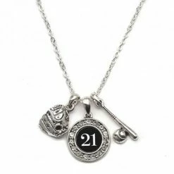 Budget ๐ MadSportsStuff Jewelry ๐ง Girls ๐ฅ Softball Necklace With Jersey Number (Available In 39 Numbers) โ๏ธ 81 MadSportsStuff Jewelry Girls Softball Necklace With Jersey Number (Available In 39 Numbers)